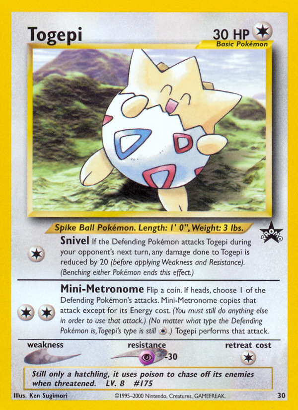 Togepi (30) [Wizards of the Coast: Black Star Promos] | The Gaming-Verse