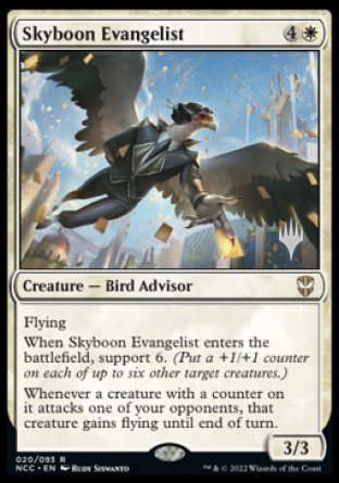 Skyboon Evangelist (Promo Pack) [Streets of New Capenna Commander Promos] | The Gaming-Verse