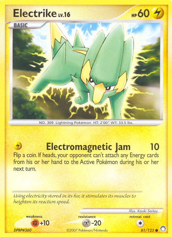 Electrike (81/123) [Diamond & Pearl: Mysterious Treasures] | The Gaming-Verse