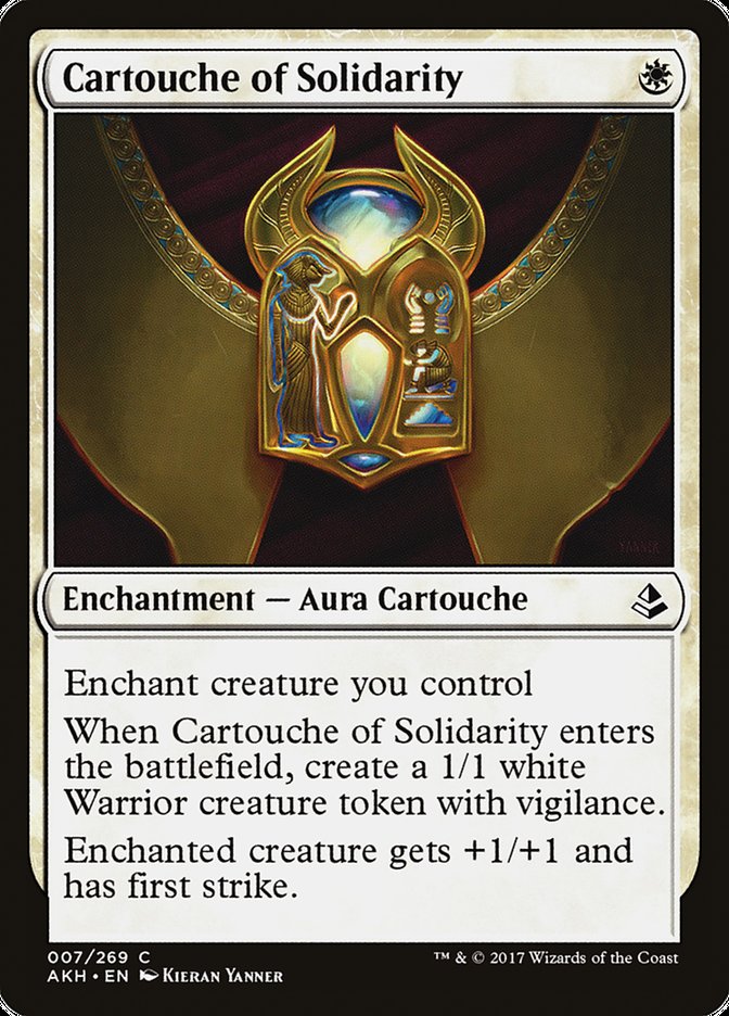 Cartouche of Solidarity [Amonkhet] | The Gaming-Verse