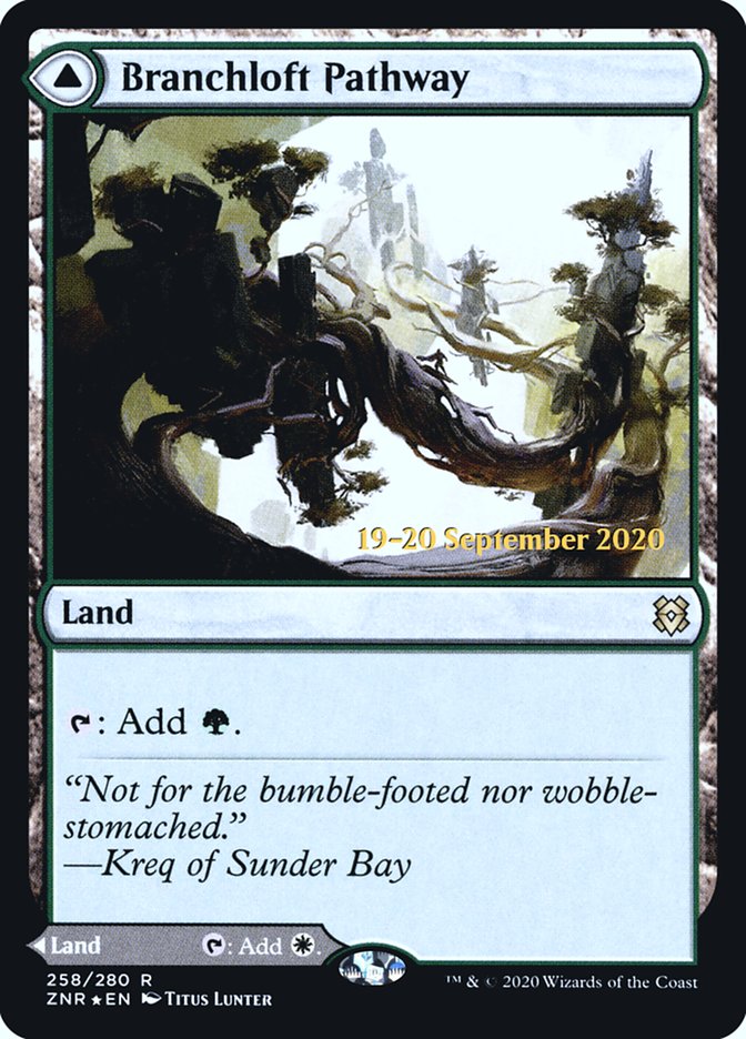 Branchloft Pathway // Boulderloft Pathway  [Zendikar Rising Prerelease Promos] | The Gaming-Verse