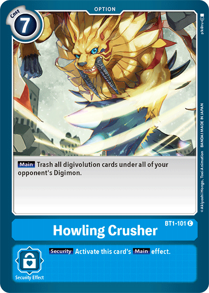 Howling Crusher [BT1-101] [Release Special Booster Ver.1.5] | The Gaming-Verse