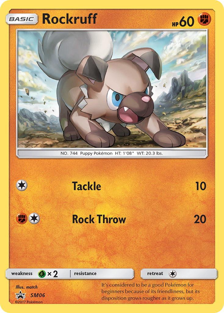 Rockruff (SM06) [Sun & Moon: Black Star Promos] | The Gaming-Verse