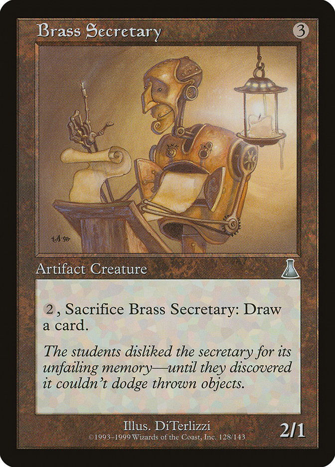 Brass Secretary [Urza's Destiny] | The Gaming-Verse