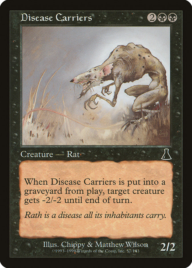 Disease Carriers [Urza's Destiny] | The Gaming-Verse