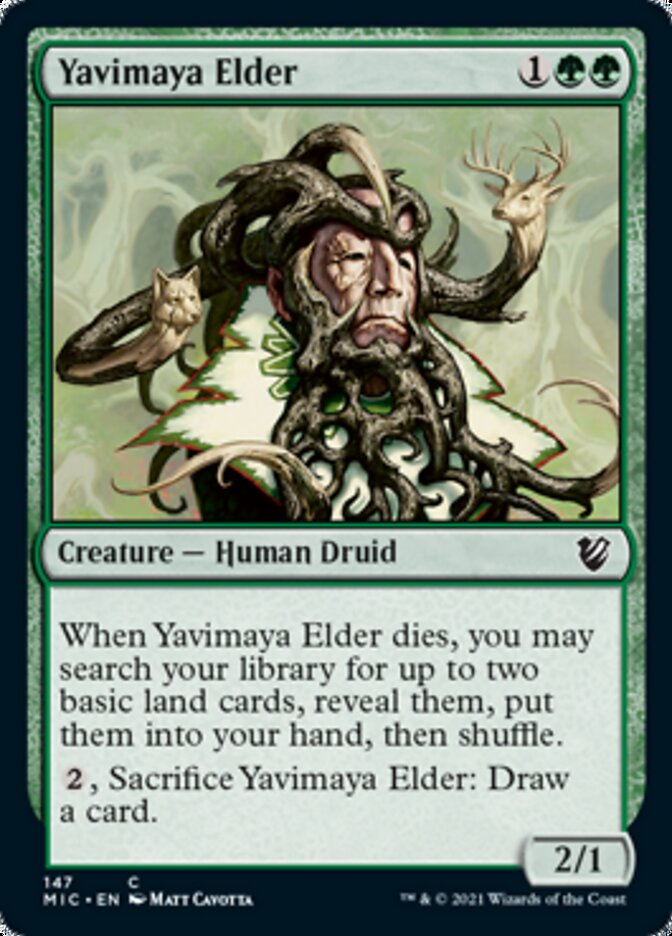 Yavimaya Elder [Innistrad: Midnight Hunt Commander] | The Gaming-Verse