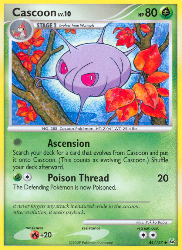 Cascoon (44/127) [Platinum: Base Set] | The Gaming-Verse