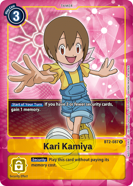 Kari Kamiya [BT2-087] (Buy-A-Box Promo) [Release Special Booster Ver.1.0 Promos] | The Gaming-Verse