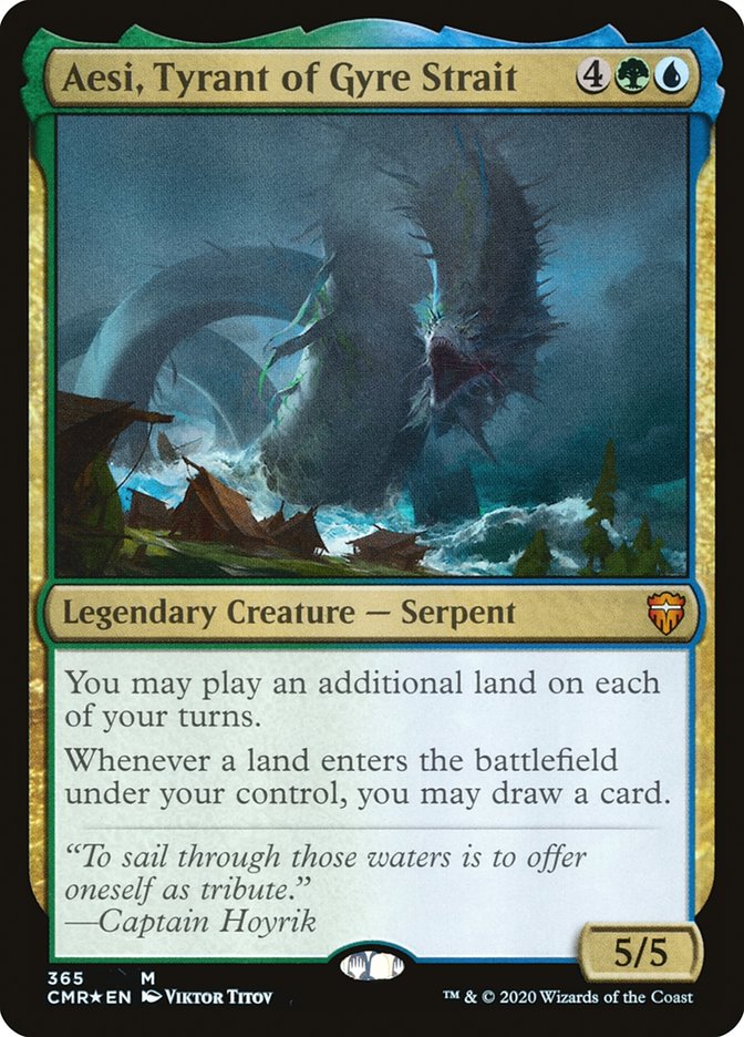 Aesi, Tyrant of Gyre Strait [Commander Legends Commander Deck] | The Gaming-Verse