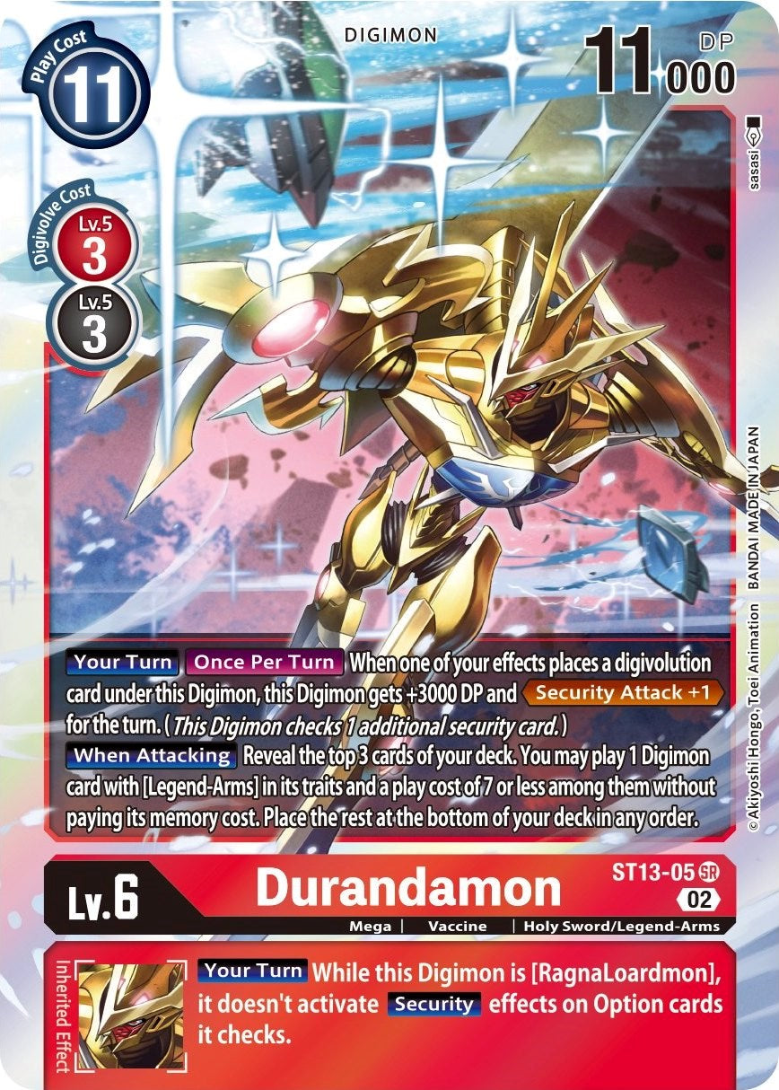 Durandamon [ST13-05] [Starter Deck: Ragnaloardmon] | The Gaming-Verse