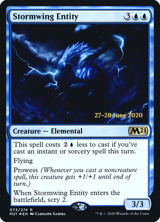 Stormwing Entity  [Core Set 2021 Prerelease Promos] | The Gaming-Verse