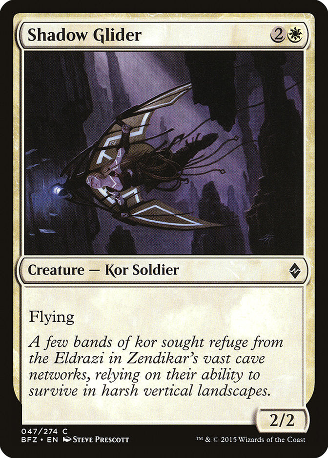 Shadow Glider [Battle for Zendikar] | The Gaming-Verse