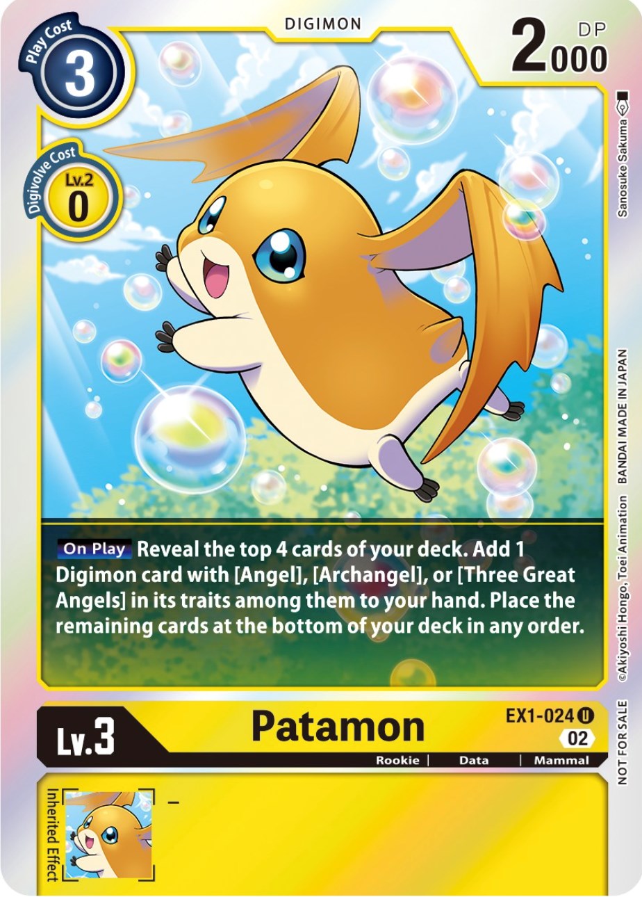 Patamon [EX1-024] (Official Tournament Pack Vol.8) [Classic Collection Promos] | The Gaming-Verse