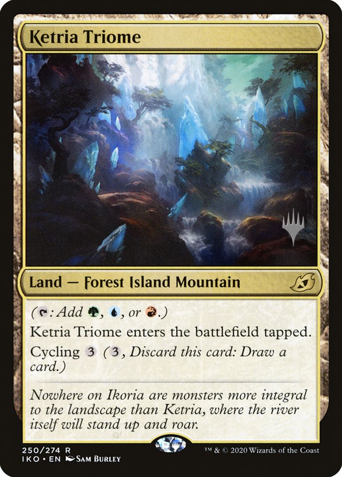 Ketria Triome (Promo Pack) [Ikoria: Lair of Behemoths Promos] | The Gaming-Verse