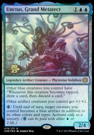 Unctus, Grand Metatect [Phyrexia: All Will Be One Prerelease Promos] | The Gaming-Verse