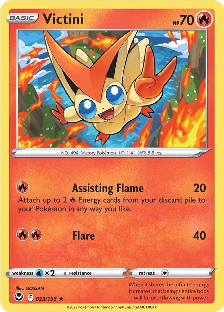 Victini (023/195) [Sword & Shield: Silver Tempest] | The Gaming-Verse