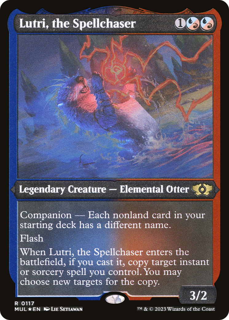 Lutri, the Spellchaser (Foil Etched) [Multiverse Legends] | The Gaming-Verse