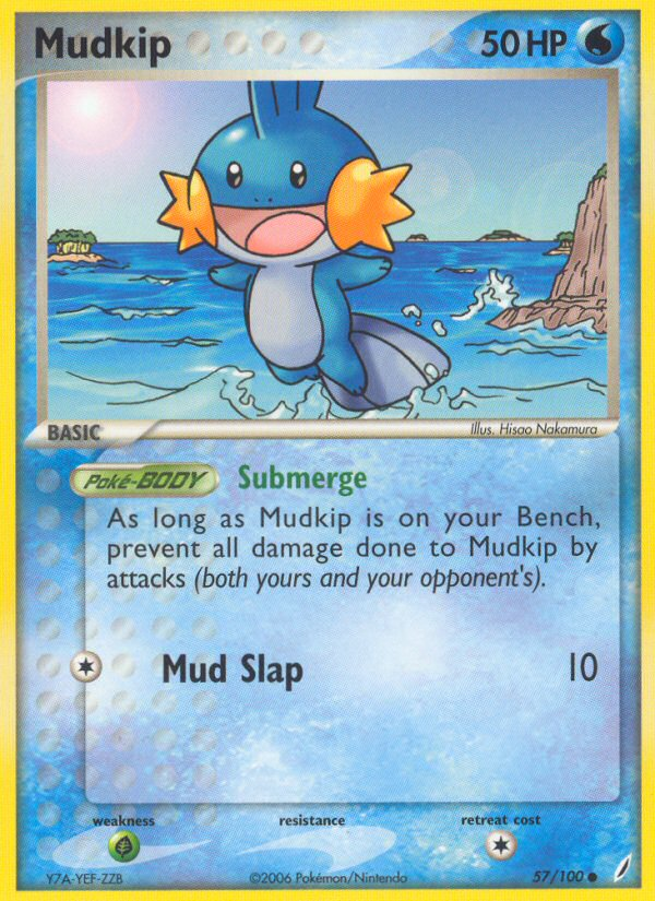 Mudkip (57/100) [EX: Crystal Guardians] | The Gaming-Verse