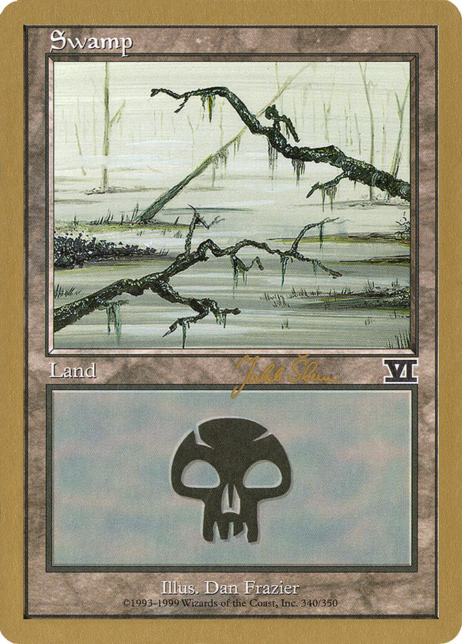 Swamp (js340b) (Jakub Slemr) [World Championship Decks 1999] | The Gaming-Verse