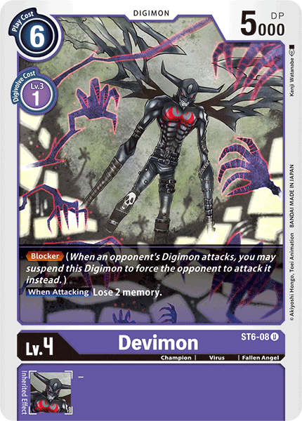 Devimon [ST6-08] [Starter Deck: Venomous Violet] | The Gaming-Verse