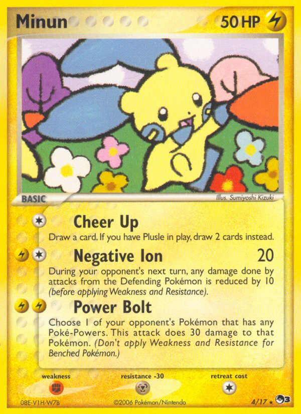 Minun (4/17) [POP Series 3] | The Gaming-Verse