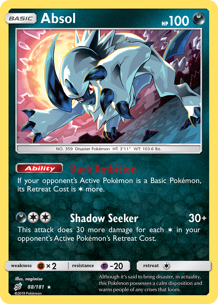 Absol (88/181) [Sun & Moon: Team Up] | The Gaming-Verse