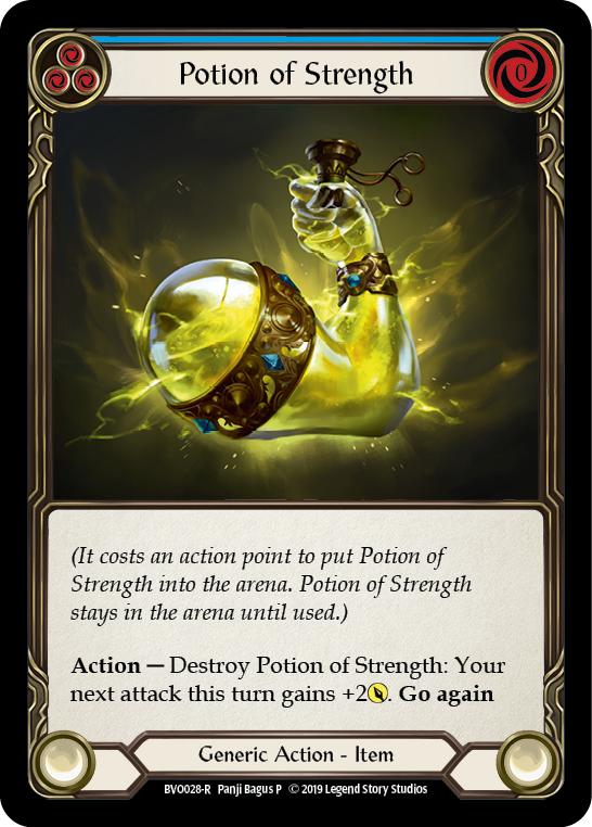 Potion of Strength [BVO028-R] 1st Edition Normal | The Gaming-Verse