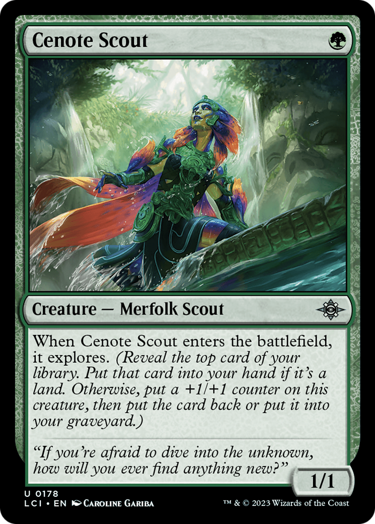 Cenote Scout [The Lost Caverns of Ixalan] | The Gaming-Verse