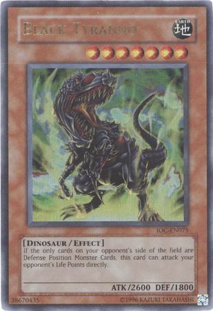 Black Tyranno [IOC-EN075] Ultra Rare | The Gaming-Verse