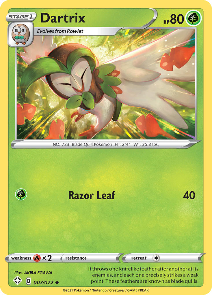 Dartrix (007/072) [Sword & Shield: Shining Fates] | The Gaming-Verse