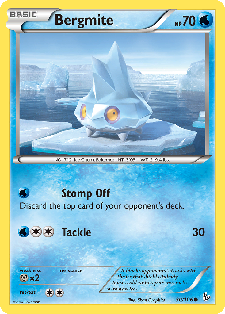 Bergmite (30/106) [XY: Flashfire] | The Gaming-Verse