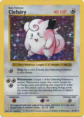 Clefairy (5/102) [Base Set Shadowless Unlimited] | The Gaming-Verse