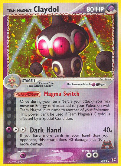 Team Magma's Claydol (8/95) [EX: Team Magma vs Team Aqua] | The Gaming-Verse