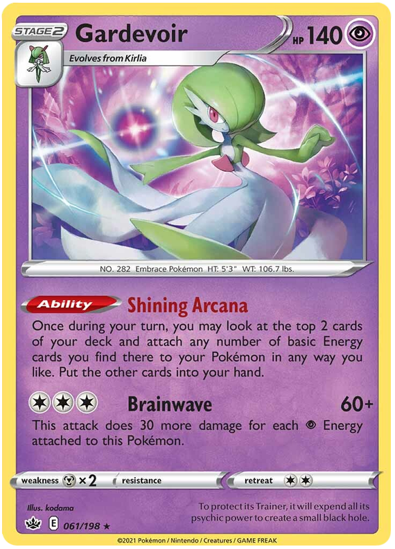 Gardevoir (061/198) (Theme Deck Exclusive) [Sword & Shield: Chilling Reign] | The Gaming-Verse