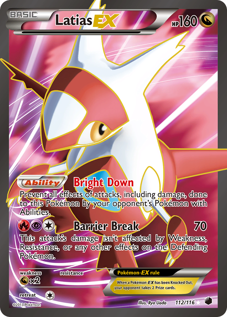 Latias EX (112/116) [Black & White: Plasma Freeze] | The Gaming-Verse