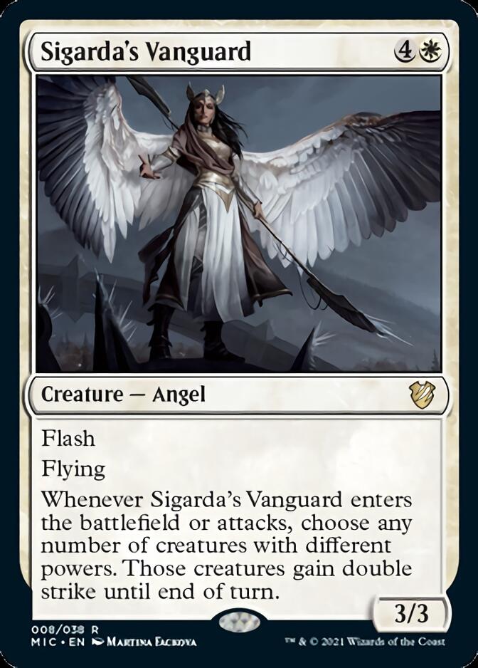 Sigarda's Vanguard [Innistrad: Midnight Hunt Commander] | The Gaming-Verse