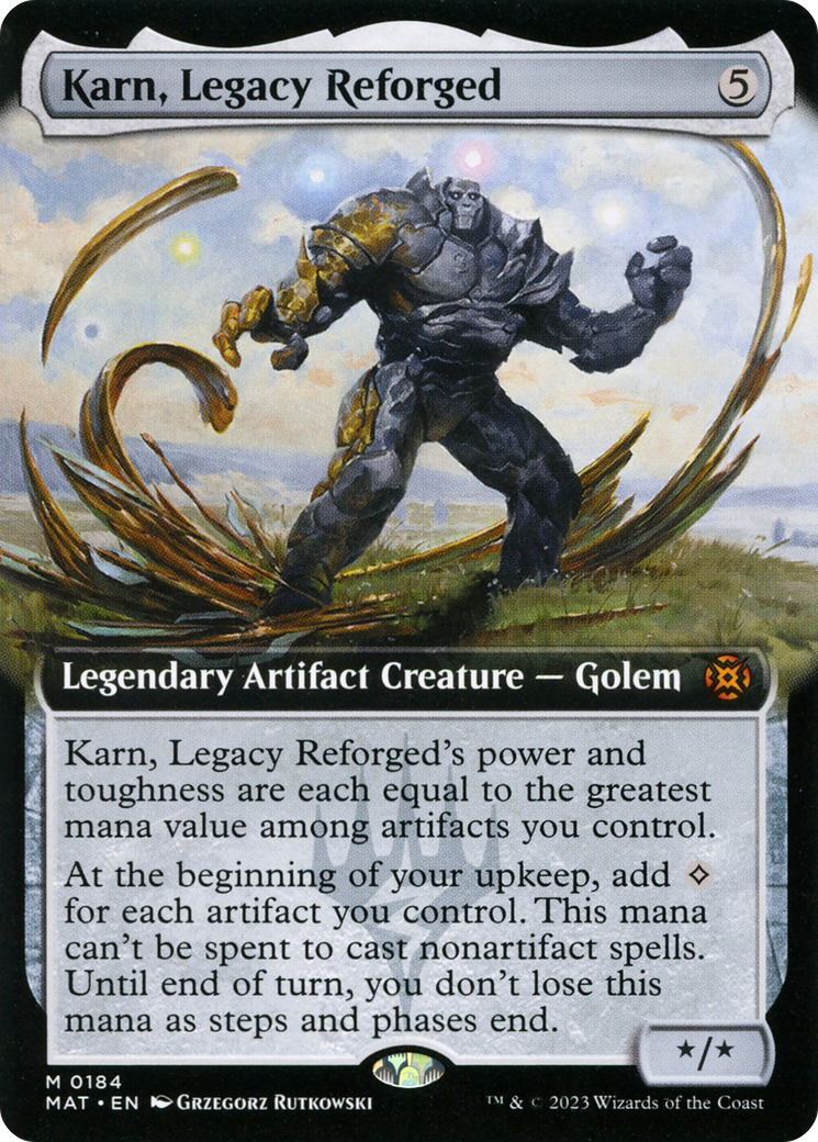 Karn, Legacy Reforged (Extended Art) [March of the Machine: The Aftermath] | The Gaming-Verse