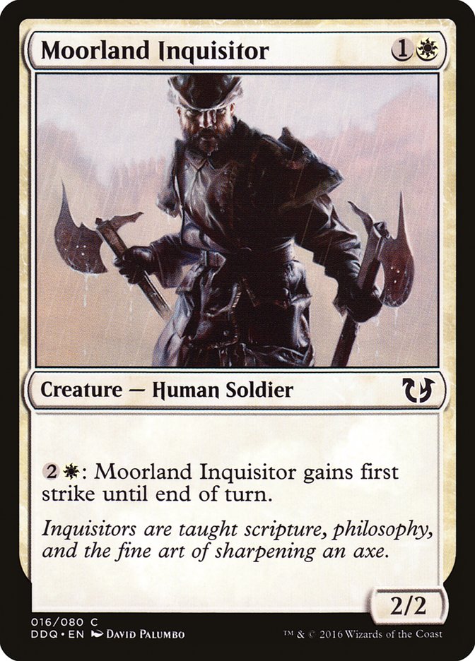 Moorland Inquisitor [Duel Decks: Blessed vs. Cursed] | The Gaming-Verse