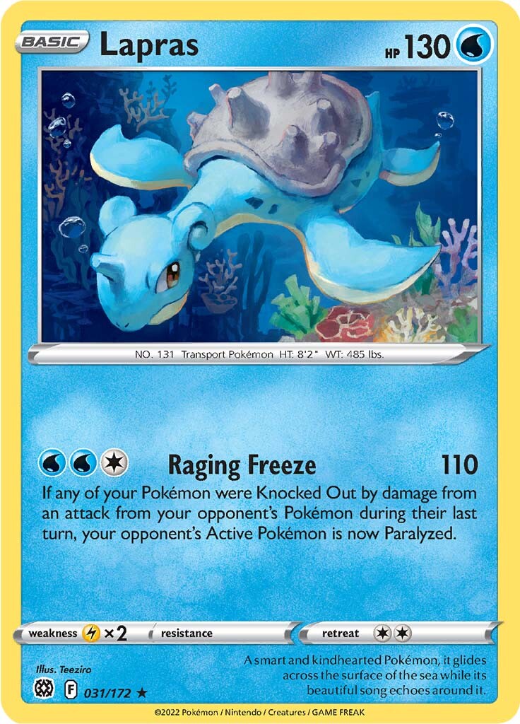 Lapras (031/172) [Sword & Shield: Brilliant Stars] | The Gaming-Verse