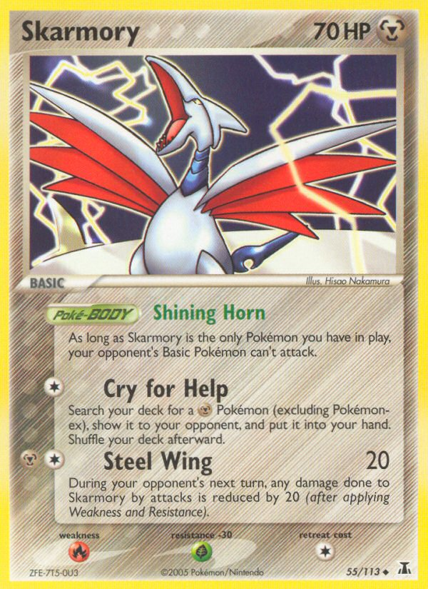 Skarmory (55/113) [EX: Delta Species] | The Gaming-Verse