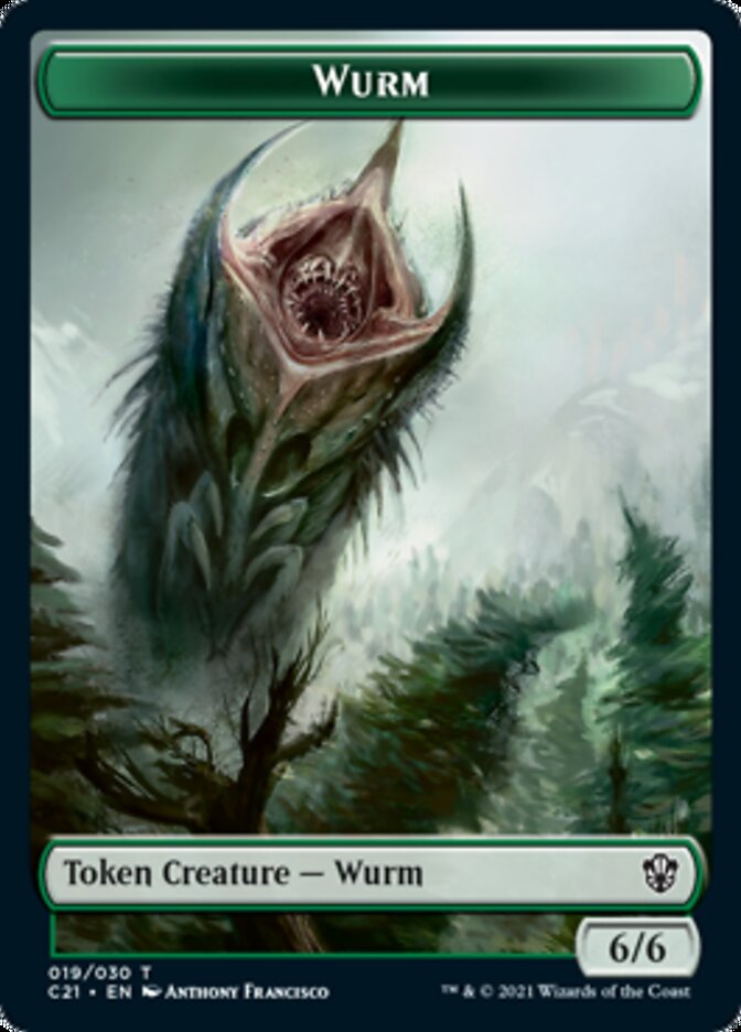 Wurm // Kraken Token [Commander 2021 Tokens] | The Gaming-Verse