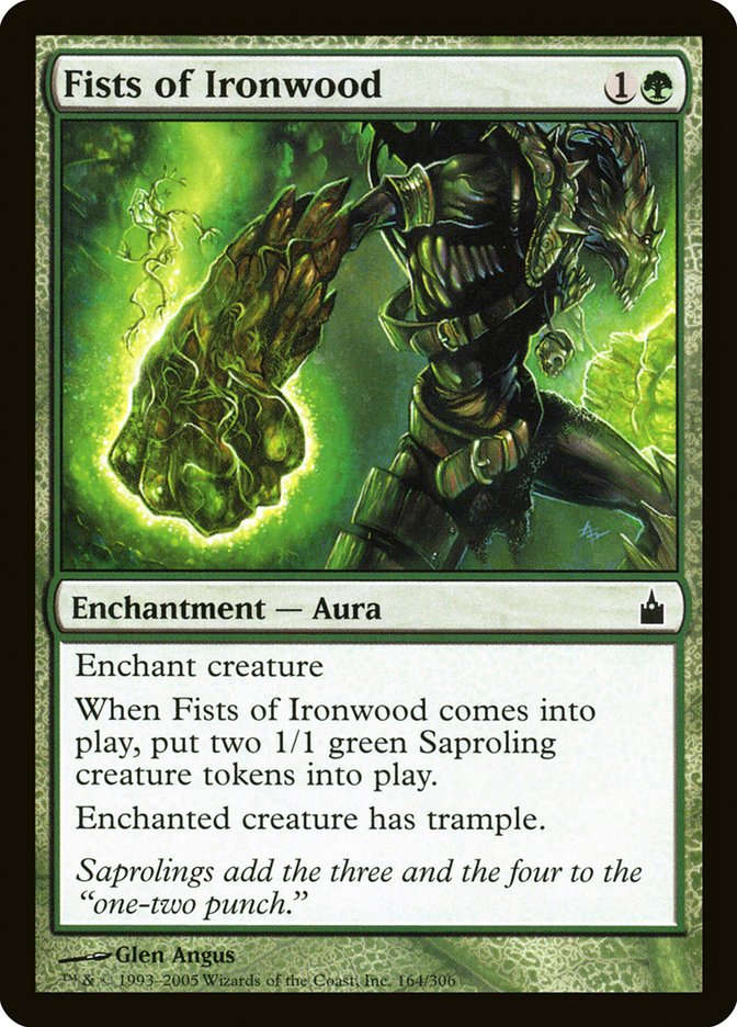 Fists of Ironwood [Ravnica: City of Guilds] | The Gaming-Verse