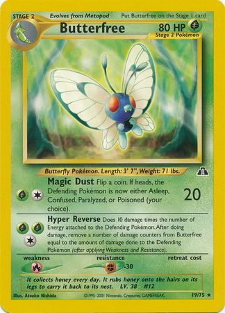 Butterfree (19/75) [Neo Discovery Unlimited] | The Gaming-Verse