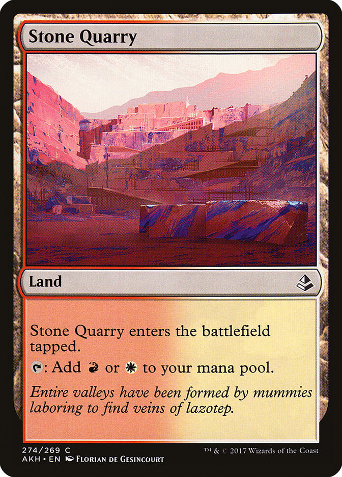 Stone Quarry [Amonkhet] | The Gaming-Verse