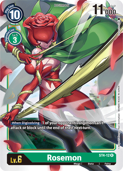 Rosemon [ST4-12] [Starter Deck: Giga Green] | The Gaming-Verse