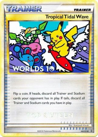 Tropical Tidal Wave (HGSS18) (Top 16) [HeartGold & SoulSilver: Black Star Promos] | The Gaming-Verse