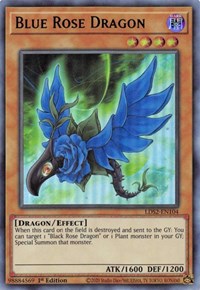 Blue Rose Dragon (Blue) [LDS2-EN104] Ultra Rare | The Gaming-Verse