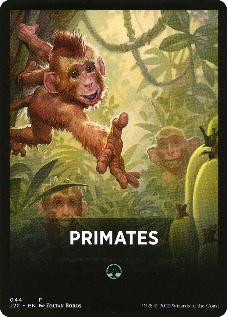 Primates Theme Card [Jumpstart 2022 Front Cards] | The Gaming-Verse