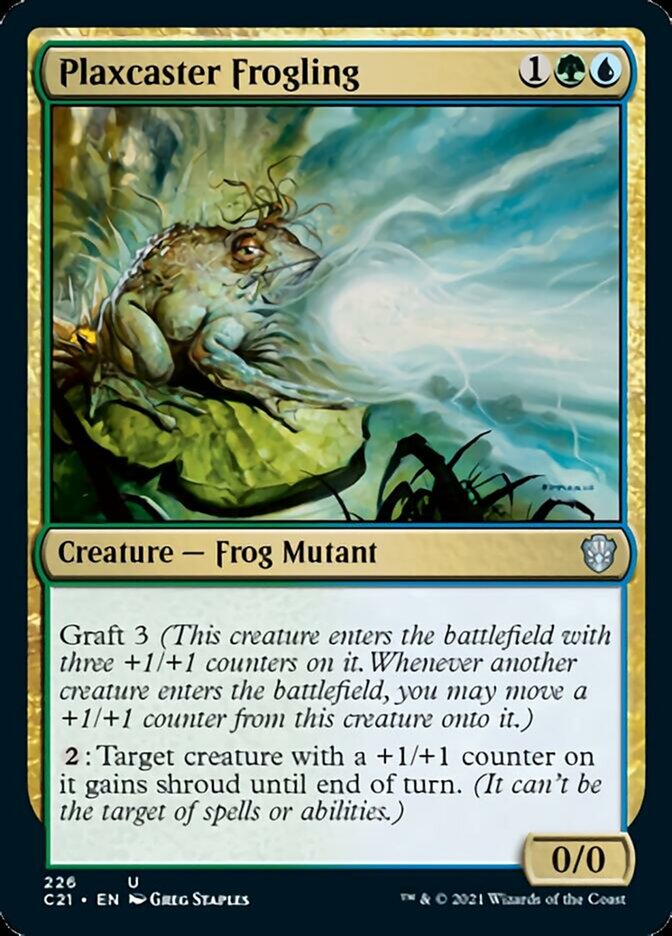 Plaxcaster Frogling [Commander 2021] | The Gaming-Verse