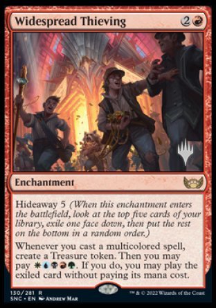 Widespread Thieving (Promo Pack) [Streets of New Capenna Promos] | The Gaming-Verse